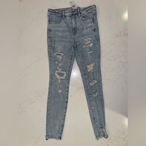 New! American Eagle Outfitters Sky Blue High Rise Jeggings